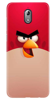 Angry Bird Red Mobile Back Case for Nokia 3.1 (Design - 325)
