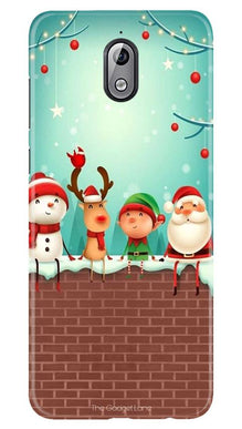 Santa Claus Mobile Back Case for Nokia 3.1 (Design - 334)