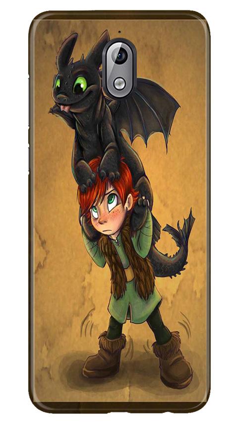 Dragon Mobile Back Case for Nokia 3.1 (Design - 336)