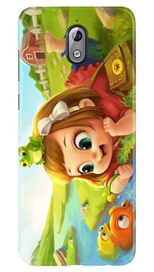 Baby Girl Mobile Back Case for Nokia 3.1 (Design - 339)