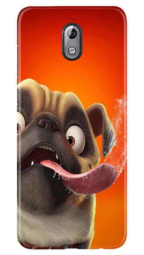 Dog Mobile Back Case for Nokia 3.1 (Design - 343)