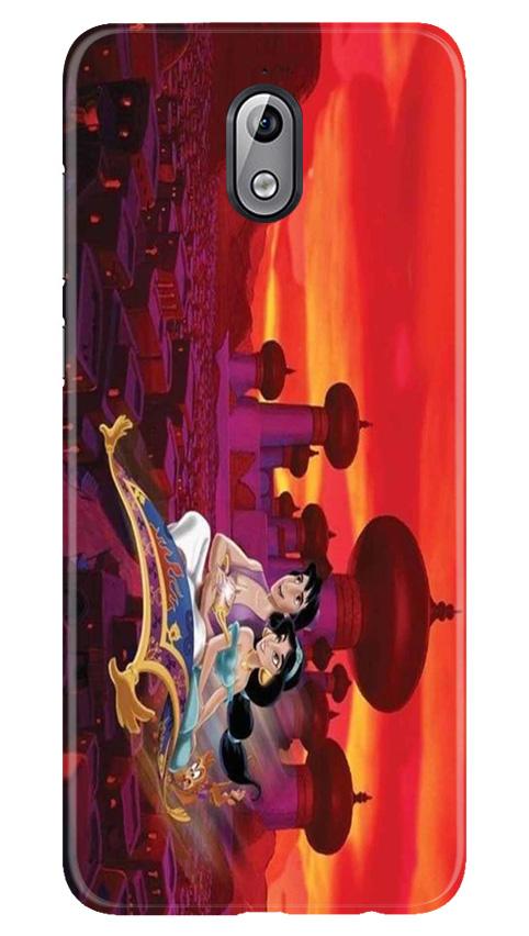 Aladdin Mobile Back Case for Nokia 3.1 (Design - 345)
