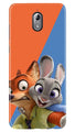 Cartoon Mobile Back Case for Nokia 3.1 (Design - 346)