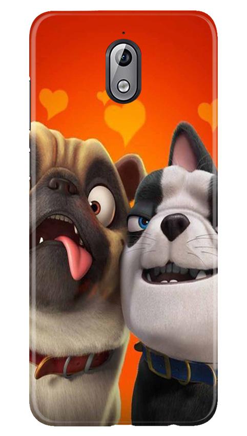 Dog Puppy Mobile Back Case for Nokia 3.1 (Design - 350)