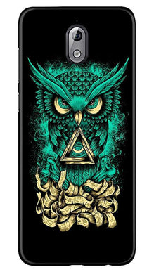 Owl Mobile Back Case for Nokia 3.1 (Design - 358)