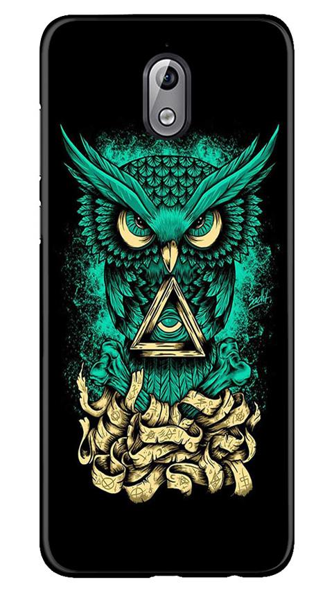 Owl Mobile Back Case for Nokia 3.1 (Design - 358)