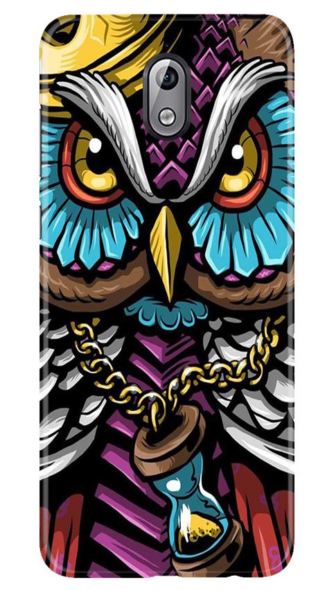 Owl Mobile Back Case for Nokia 3.1 (Design - 359)