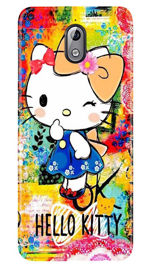Hello Kitty Mobile Back Case for Nokia 3.1 (Design - 362)