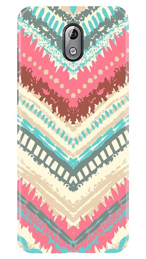 Pattern Mobile Back Case for Nokia 3.1 (Design - 368)