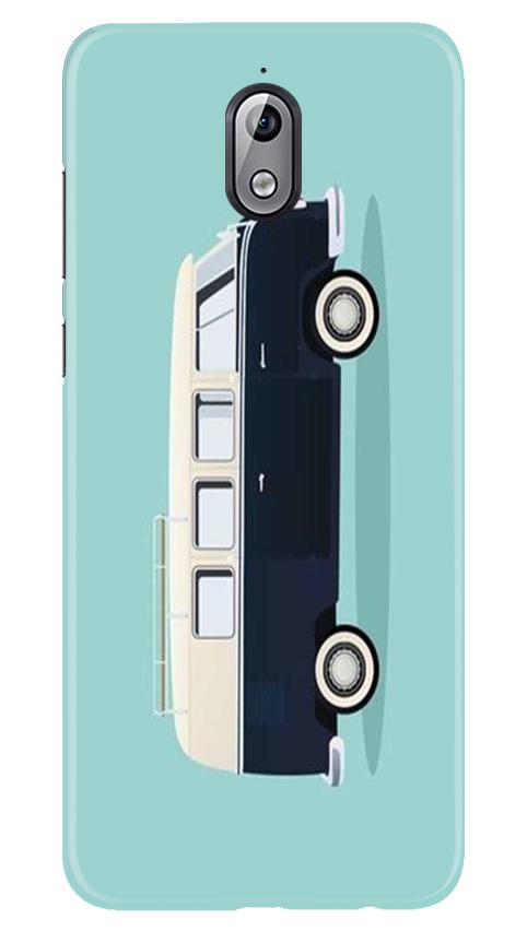 Travel Bus Mobile Back Case for Nokia 3.1 (Design - 379)