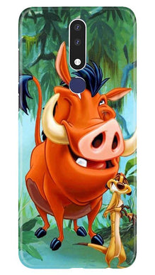 Timon and Pumbaa Mobile Back Case for Nokia 3.1 Plus (Design - 305)