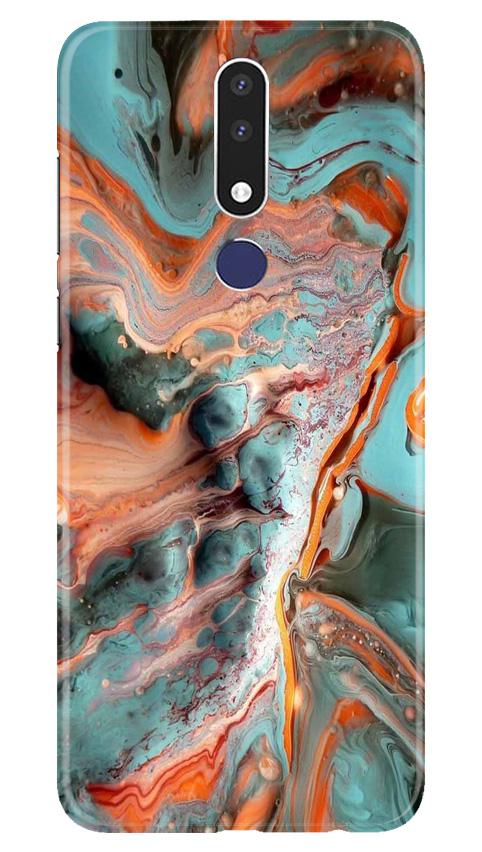 Marble Texture Mobile Back Case for Nokia 3.1 Plus (Design - 309)