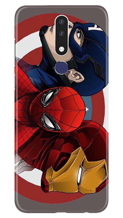 Superhero Mobile Back Case for Nokia 3.1 Plus (Design - 311)