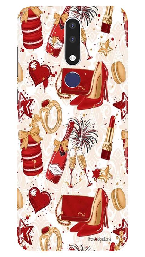 Girlish Mobile Back Case for Nokia 3.1 Plus (Design - 312)