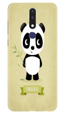 Panda Bear Mobile Back Case for Nokia 3.1 Plus (Design - 317)