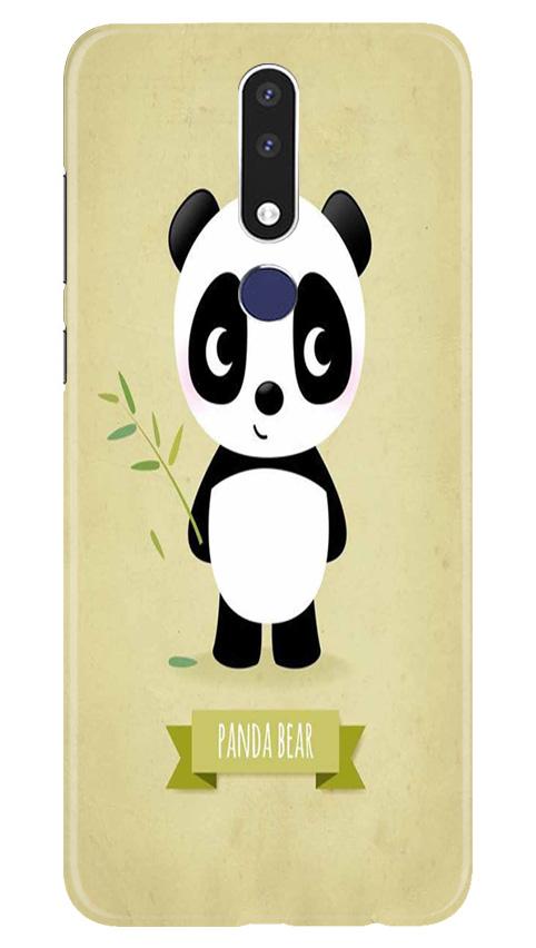 Panda Bear Mobile Back Case for Nokia 3.1 Plus (Design - 317)