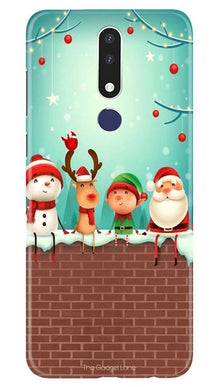 Santa Claus Mobile Back Case for Nokia 3.1 Plus (Design - 334)