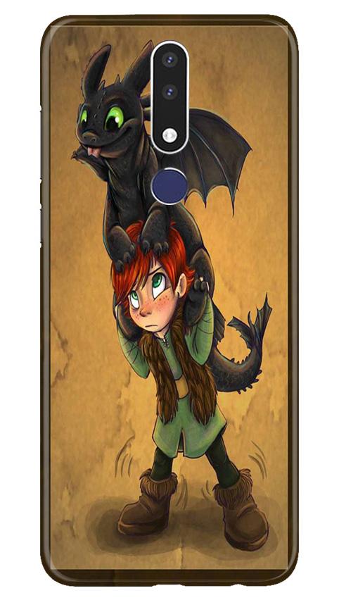 Dragon Mobile Back Case for Nokia 3.1 Plus (Design - 336)
