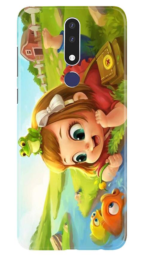 Baby Girl Mobile Back Case for Nokia 3.1 Plus (Design - 339)