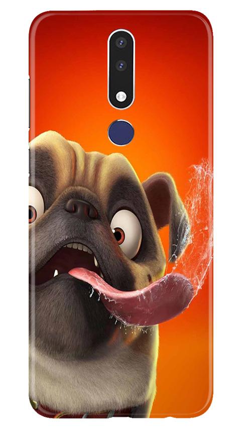Dog Mobile Back Case for Nokia 3.1 Plus (Design - 343)
