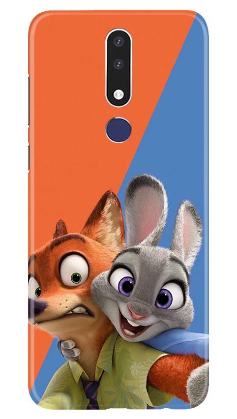 Cartoon Mobile Back Case for Nokia 3.1 Plus (Design - 346)