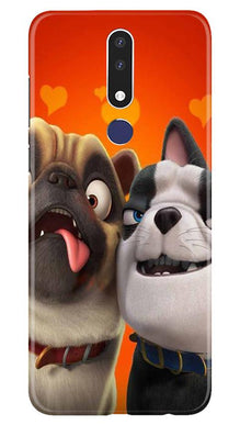 Dog Puppy Mobile Back Case for Nokia 3.1 Plus (Design - 350)
