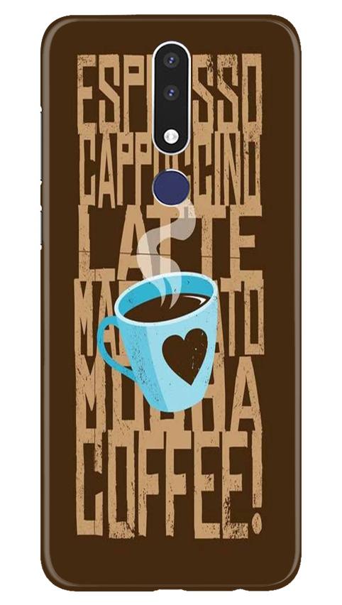 Love Coffee Mobile Back Case for Nokia 3.1 Plus (Design - 351)