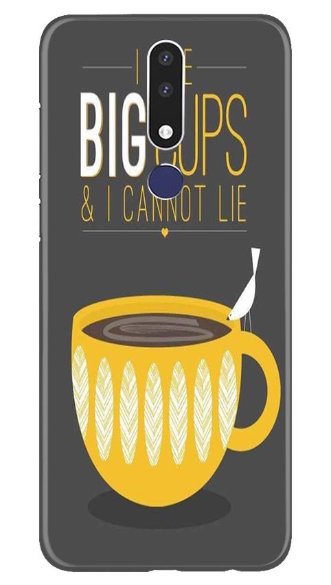 Big Cups Coffee Mobile Back Case for Nokia 3.1 Plus (Design - 352)