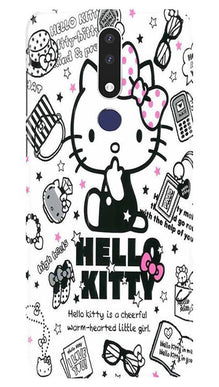 Hello Kitty Mobile Back Case for Nokia 3.1 Plus (Design - 361)
