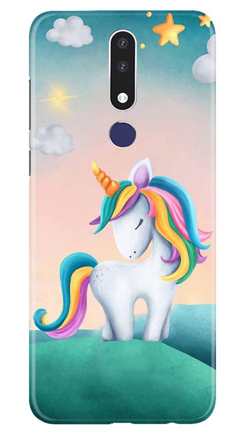 Unicorn Mobile Back Case for Nokia 3.1 Plus (Design - 366)