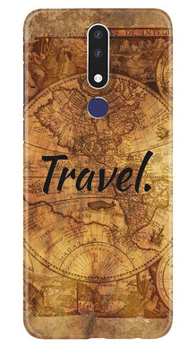 Travel Mobile Back Case for Nokia 3.1 Plus (Design - 375)