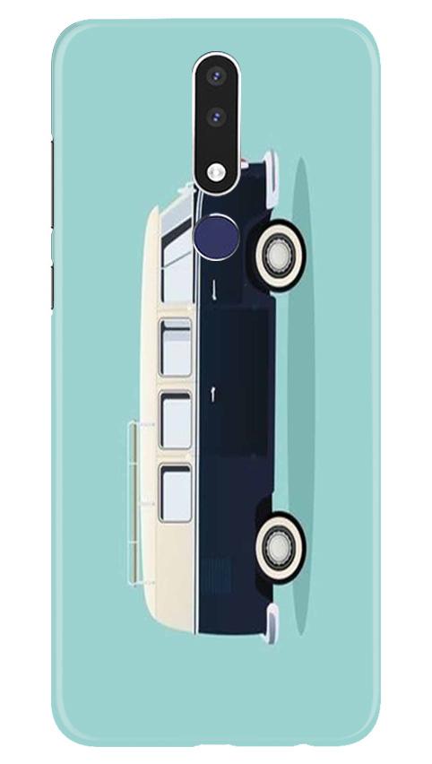 Travel Bus Mobile Back Case for Nokia 3.1 Plus (Design - 379)