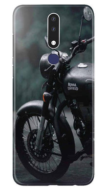 Royal Enfield Mobile Back Case for Nokia 3.1 Plus (Design - 380)