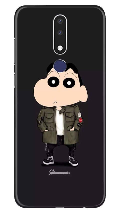 Shin Chan Mobile Back Case for Nokia 3.1 Plus (Design - 391)