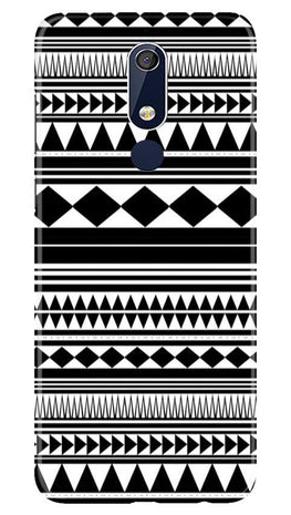 Black white Pattern Case for Nokia 5.1