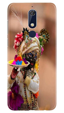 Lord Krishna2 Mobile Back Case for Nokia 5.1 (Design - 17)