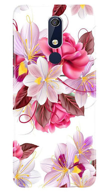 Beautiful flowers Mobile Back Case for Nokia 5.1 (Design - 23)