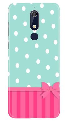 Gift Wrap Mobile Back Case for Nokia 5.1 (Design - 30)