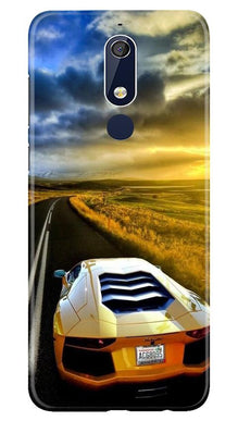 Car lovers Mobile Back Case for Nokia 5.1 (Design - 46)