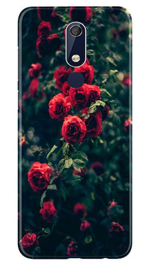 Red Rose Mobile Back Case for Nokia 5.1 (Design - 66)