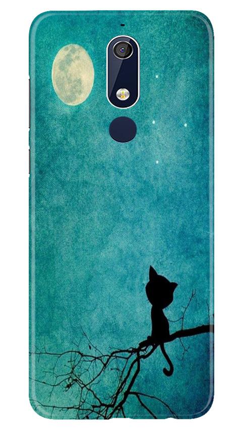 Moon cat Case for Nokia 5.1