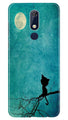 Moon cat Case for Nokia 5.1