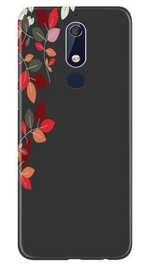 Grey Background Mobile Back Case for Nokia 5.1 (Design - 71)