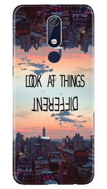 Look at things different Mobile Back Case for Nokia 5.1 (Design - 99)