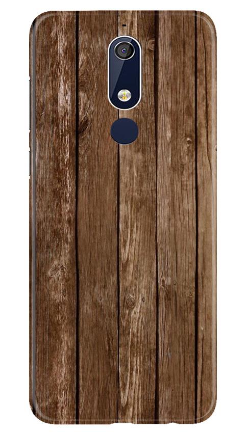 Wooden Look Case for Nokia 5.1  (Design - 112)