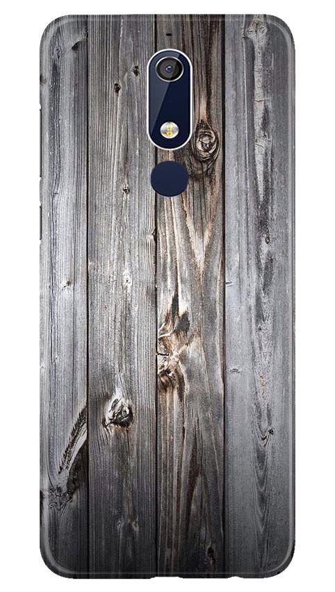 Wooden Look Case for Nokia 5.1  (Design - 114)