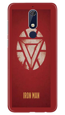 Iron Man Superhero Mobile Back Case for Nokia 5.1  (Design - 115)