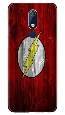 Flash Superhero Mobile Back Case for Nokia 5.1  (Design - 116)