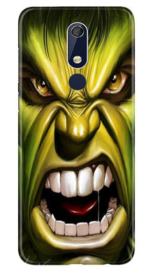Hulk Superhero Mobile Back Case for Nokia 5.1  (Design - 121)