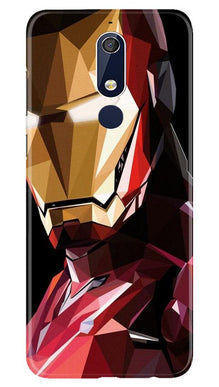 Iron Man Superhero Mobile Back Case for Nokia 5.1  (Design - 122)